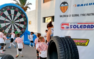 Confortauto, Grupo Soledad y Sailun Tyre en la academia del Valencia C.F